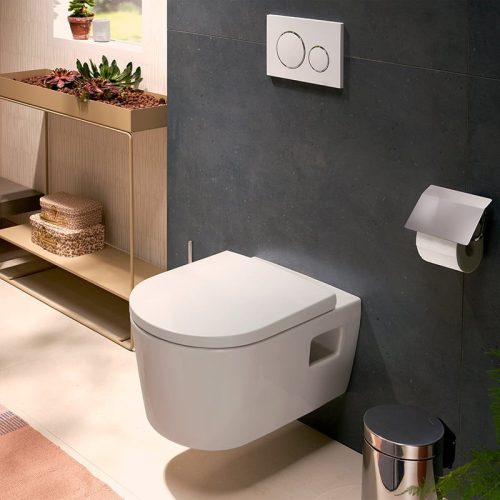 HANSGROHE ELUPURA ORIGINAL S FALI WC SZETT AQUA CHANNEL FLUSH, SOFT CLOSE, QUICK RELEASE TETŐVEL