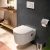 HANSGROHE ELUPURA ORIGINAL S FALI WC SZETT AQUA CHANNEL FLUSH, SOFT CLOSE, QUICK RELEASE TETŐVEL