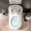 HANSGROHE ELUPURA ORIGINAL S FALI WC SZETT AQUA CHANNEL FLUSH, SOFT CLOSE, QUICK RELEASE TETŐVEL