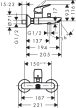 HANSGROHE LOGIS EGYKAROS KÁDCSAPTELEP, KRÓM 71400000