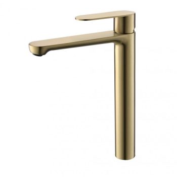   Inter Ceramic ICF 111321 BRUSH GOLD TRENTO magas mosdócsaptelep, szálcsiszolt arany