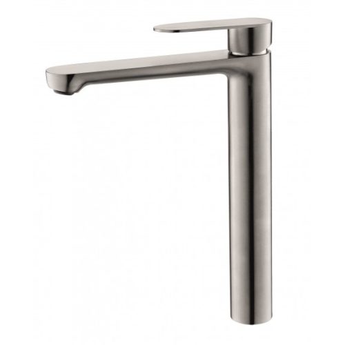 Inter Ceramic ICF 111321BS magas mosdócsaptelep, szálcsiszolt acél