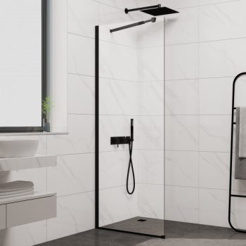   Inter Ceramic ICS 125TR-120 CRISTINA zuhanyfal átlátszó, fekete