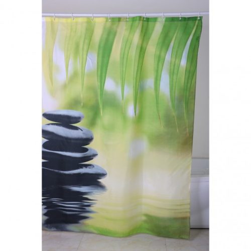 Inter Ceramic ICSC 142 poliészter zuhanyfüggöny karikákkal 180x200 cm