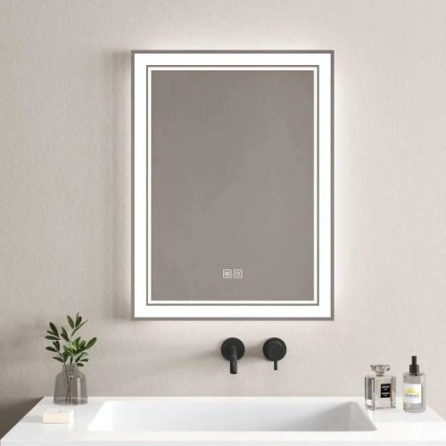 Inter Ceramic ICL 1814 LED tükör érintőkapcsolóval, páramentesítővel 60×80 cm