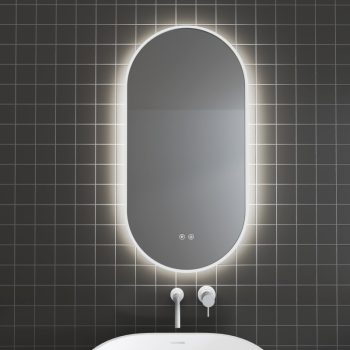   Inter Ceramic Vayana ICL 1850-45W LED tükör érintőkapcsolóval, páramentesítővel, 45×90 cm