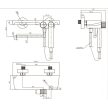 Inter Ceramic ICF 3510C csaptelep és bidé zuhanyszett wc-papírtartóval, króm