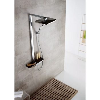   Inter Ceramic ICT 6209B termosztátos zuhanyrendszer, króm-fekete