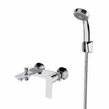   Inter Ceramic ICF 6453153 EMMA kád- és zuhanycsaptelep zuhanyszettel, króm