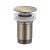 Inter Ceramic IC 707BR click-clack mosdó lefolyó túlfolyóval, bronz