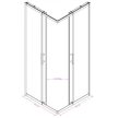 Inter Ceramic ICS 788TR NANO 88-99x88-99 cm állítható szögletes zuhanykabin átlátszó, króm