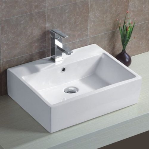 Inter Ceramic ICB 858 pultra ültethető porcelán mosdókagyló 53,5x42x15,5 cm