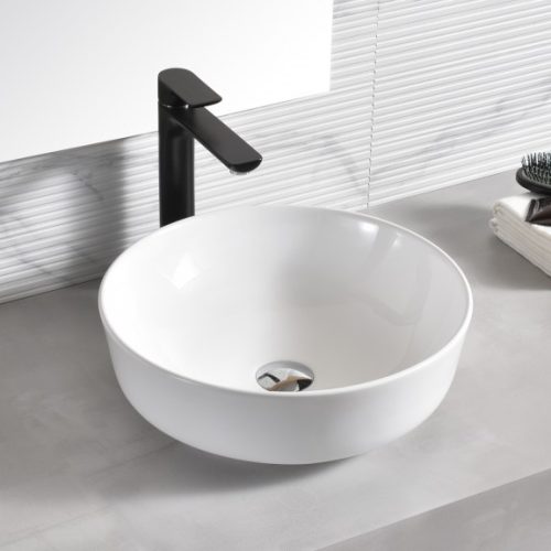 Inter Ceramic ICB 875W pultra ültethető porcelán mosdókagyló 41,5x13,5 cm