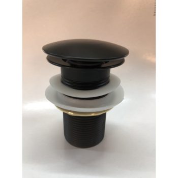   Inter Ceramic IC A43BM click-clack mosdó lefolyó túlfolyó nélkül, matt fekete