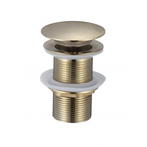 Inter Ceramic IC S43BRUSH GOLD click-clack mosdó lefolyó túlfolyó nélkül, szálcsiszolt arany