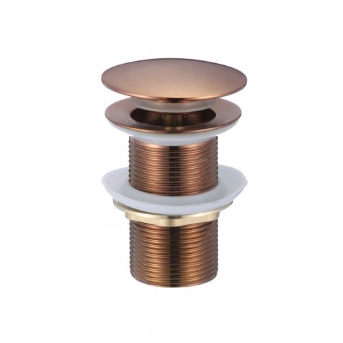 Inter Ceramic IC S43BRUSH ROSE GOLD click-clack mosdó lefolyó túlfolyó nélkül, szálcsiszolt rózsaarany