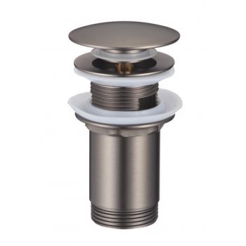   Inter Ceramic IC S706GG click-clack mosdó lefolyó túlfolyóval, fegyverszürke