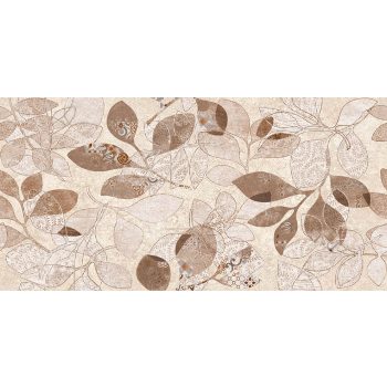 KAI EDEN LEAVES LIGHT BEIGE 25X50 FALBURKOLÓ DEKOR