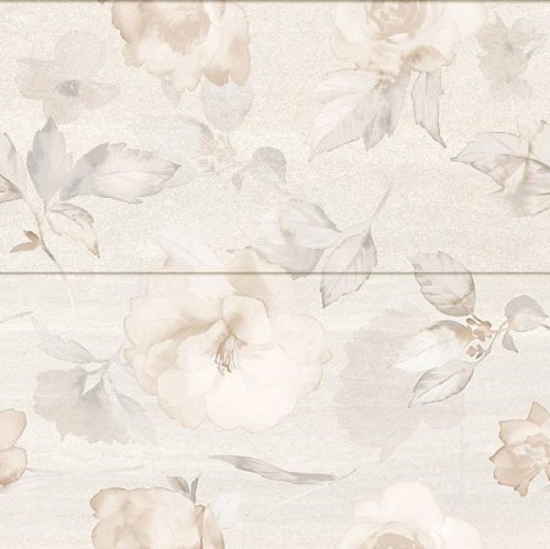 KAI CALLISTO CREAM FLOWERS 2X(25X50) DEKORSZETT