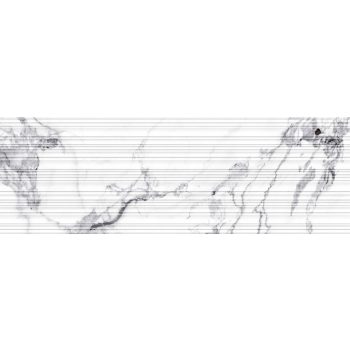   KEROS BROUSSARD LINES GRIS 30X90 RET GLOSSY FALBURKOLÓ DEKOR