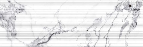 KEROS BROUSSARD LINES GRIS 30X90 RET GLOSSY FALBURKOLÓ DEKOR