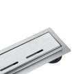 ROLTECHNIK RRF7-800 PADLÓÖSSZEFOLYÓ BURKOLHATÓ, ROZSDAMENTES ACÉL 800 mm