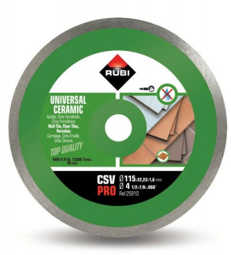 RUBI VÁGÓKORONG CSV 115 PRO (25910)