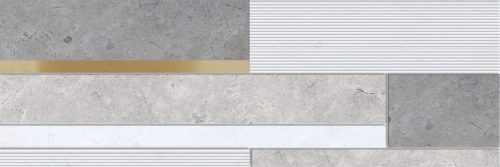 TOZA 5633 CLAIRE GREY DECOR 20X60 FALBURKOLÓ