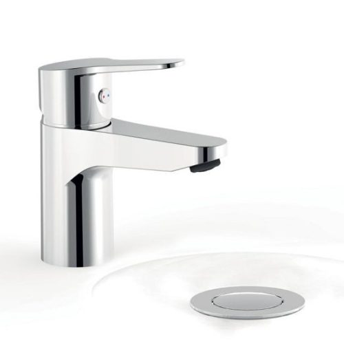 TRES BASE MOSDÓ CSAPTELEP CLICK-CLACK LEERESZTŐVEL KRÓM 215.103.03D