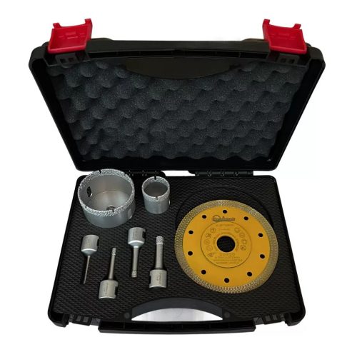 PRO VTECH BLACK BOX GYÉMÁNT LYUKFÚRÓ KÉSZLET+XJET125 VÁGÓKORONG