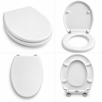   WOLF WC TETŐ DUROPLAST SLOW CLOSE FEHÉR MŰANYAG 1002 / 8509