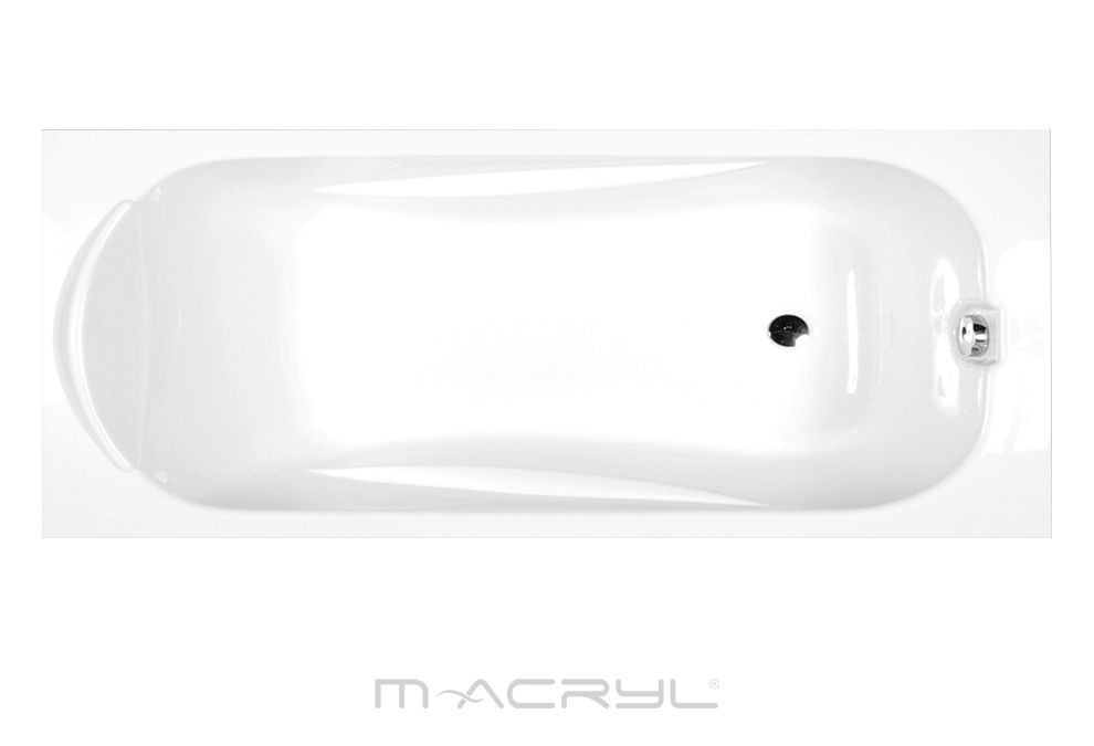 M-Acryl Sortiment 150 x 75 / 160 x 75 / 170 x 75 cm Egyenes Fürdőkád