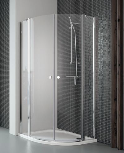 Radaway Eos II PDD íves nyílóajtós zuhanykabin 80 / 90 / 100 cm, 195 cm magas