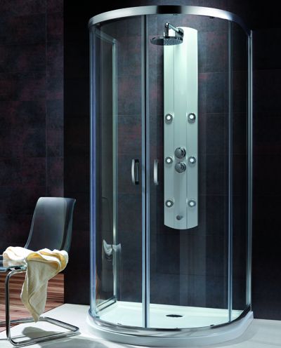 Radaway Premium Plus P íves tolóajtós zuhanykabin 100 x 90 cm, 190 cm magas