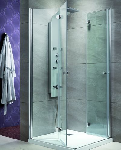 Radaway Eos KDD-B szögletes csuklóajtós zuhanykabin 80 / 90 / 100 cm, 197 cm magas