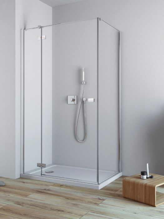Radaway Fuenta New KDJ szögletes nyílóajtós zuhanykabin; ajtó 80 / 90 / 100 / 110 / 120 cm, oldalfal 70 / 75 / 80 / 90 / 100 / 110 / 120 cm, 200 cm magas