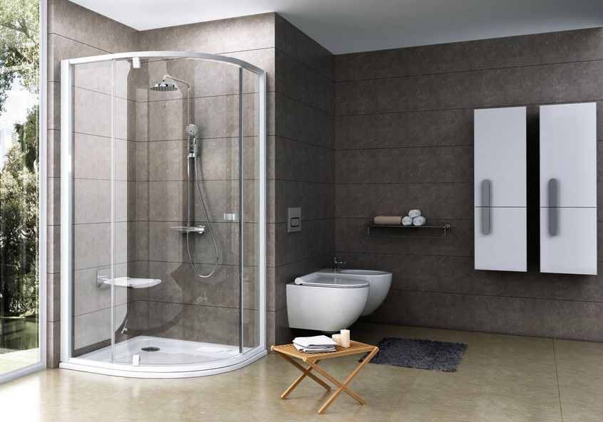 Ravak Pivot PSKK3 zuhanykabin 80 x 80; 90 x 90; 100 x 100 cm, Fehér kerettel, 190 cm magas