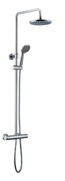 Sapho Kimura zuhanyoszlop termosztatikus zuhanycsapteleppel, zuhanyszettel, króm (KU322)
