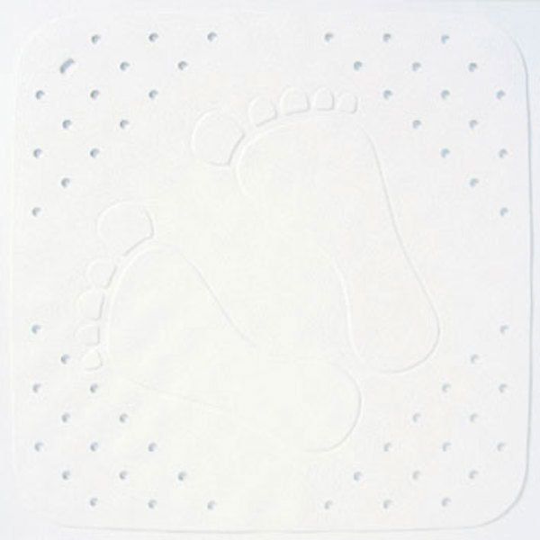 Sapho Ridder Platfus fehér kilépő szőnyeg kaucsuk, 54 x 54 cm (67281)