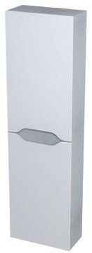 Sapho Wave II álló szekrény 40 x 140 x 20 cm, fehér / ezüst tölgy bal / jobb (WA250LP)