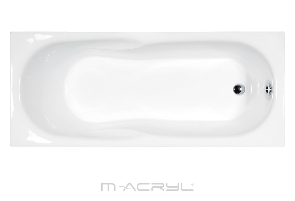 M-Acryl Nora 150 x 70 / 160 x 70 / 170 x 70 cm Egyenes Fürdőkád