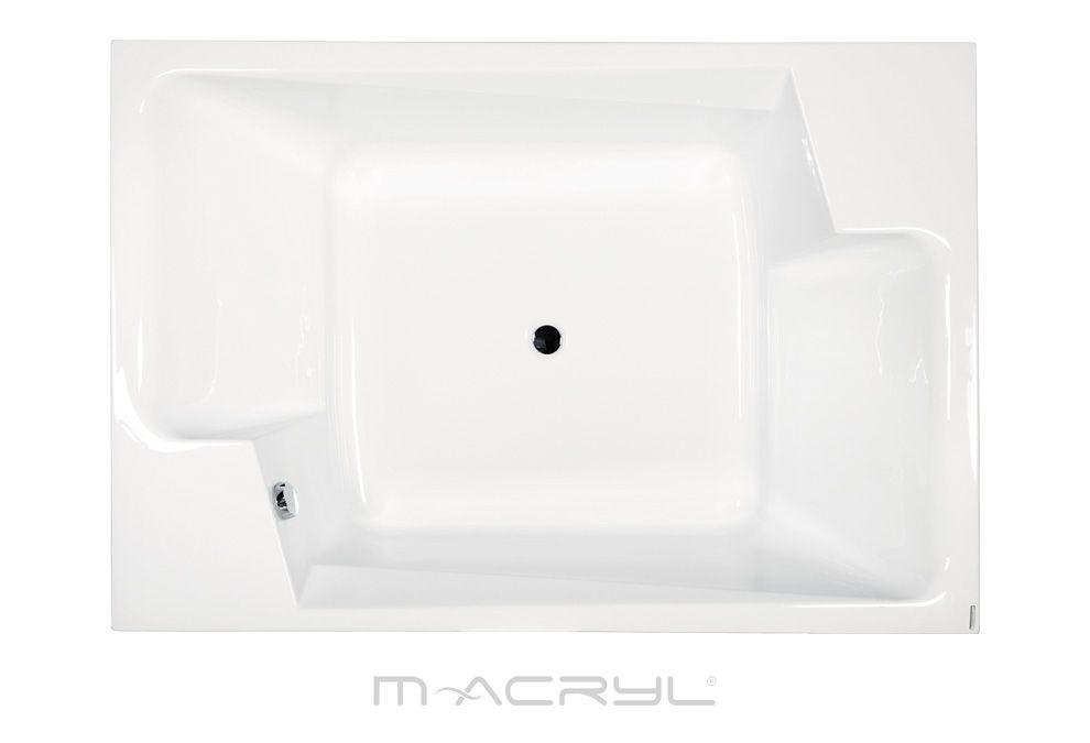 M-Acryl Grande 190 x 125 cm Különleges Fürdőkád 