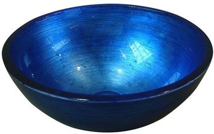 Sapho Murano Üvegmosdó kék 40 x 13 cm (AL5318-65)