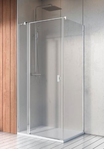 Radaway Nes KDJ II szögletes nyílóajtós zuhanykabin; ajtó 80 / 90 / 100 / 110 / 120 cm + oldalfal 70 / 75 / 80 / 90 / 100 cm, 200 cm magas