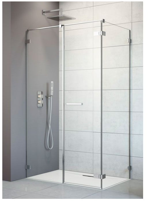 Radaway Arta KDS II szögletes nyílóajtós zuhanykabin; ajtó 90 / 100 / 110 / 120 / 130 / 140 cm + oldalfal 70 / 75 / 80 / 90 / 100 cm, 200 cm magas