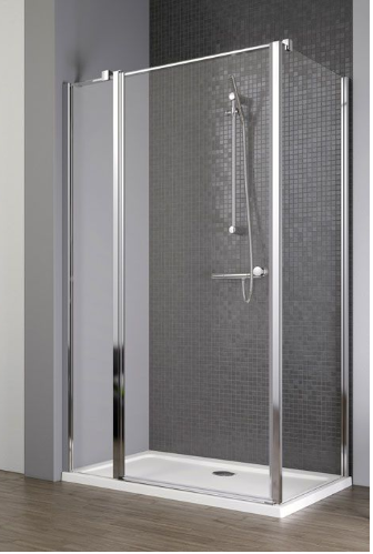 Radaway EOS II KDJ szögletes nyílóajtós zuhanykabin; ajtó 80 / 90 / 100 / 110 / 120 cm + oldalfal 70 / 75 / 80 / 90 / 100 cm, 195 cm magas