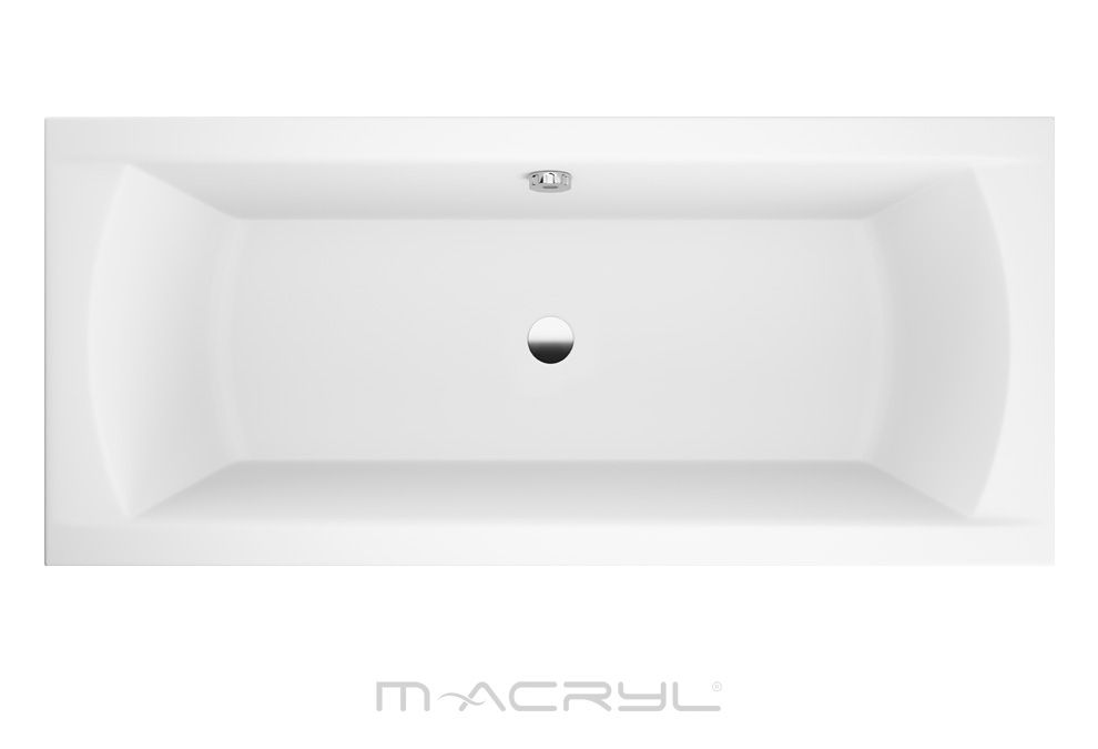 M-Acryl Noé 160 x 75 / 170 x 75 / 180 x 80 / 190 x 90 cm Egyenes Fürdőkád 