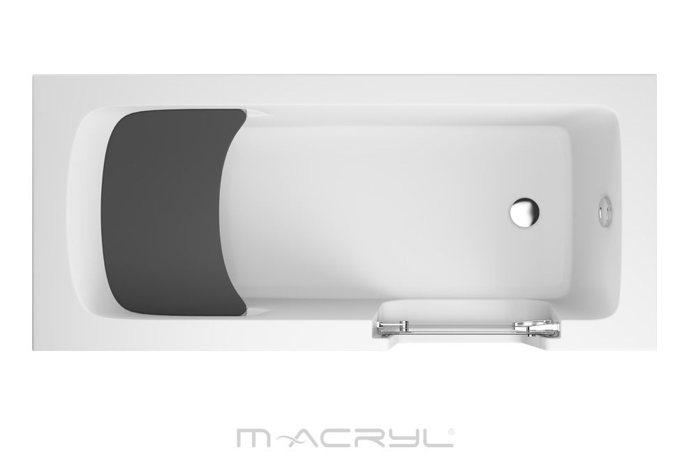 M-Acryl Héra akadálymentesített 140 x 70 / 160 x 75 / 170 x 75 / 180 X 80 cm Különleges Fürdőkád 