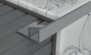 Profilplast Szögletes alumínium élvédő 6 mm