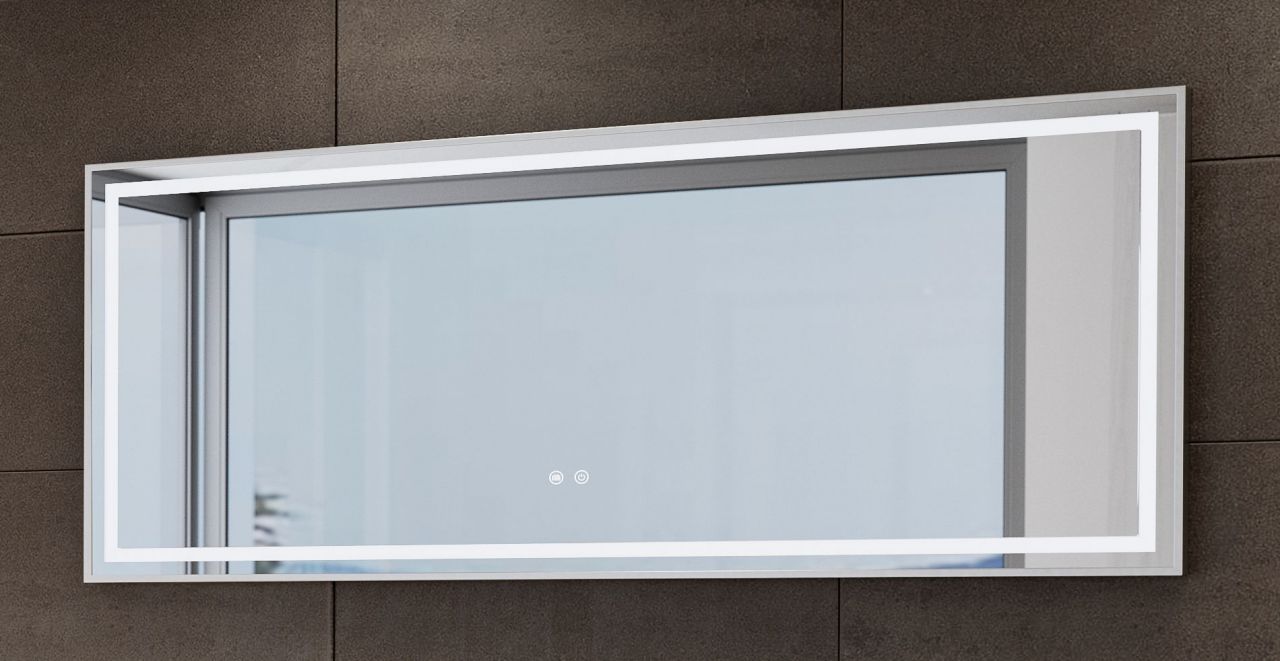 Tboss Floating Mirror Aura 140x60 fekvő tükör led világítással
